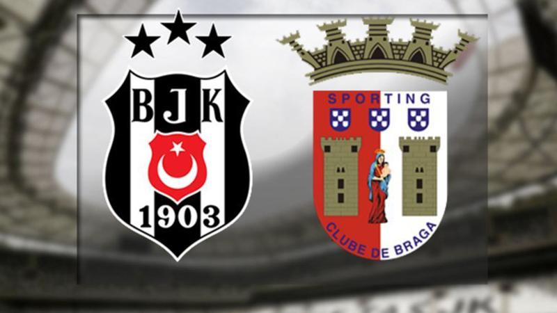 Beşiktaş - Braga maçının ilk 11'leri belli oldu