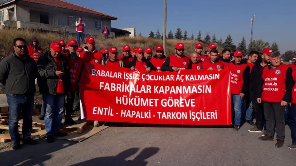 Ankara’ya yürüyen metal işçilerine polis ve jandarma engeli