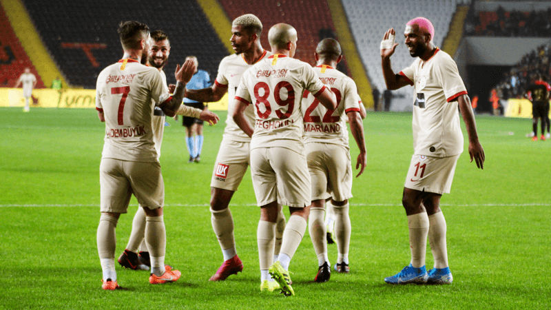 Galatasaray'a Gaziantep'te tek devre yetti