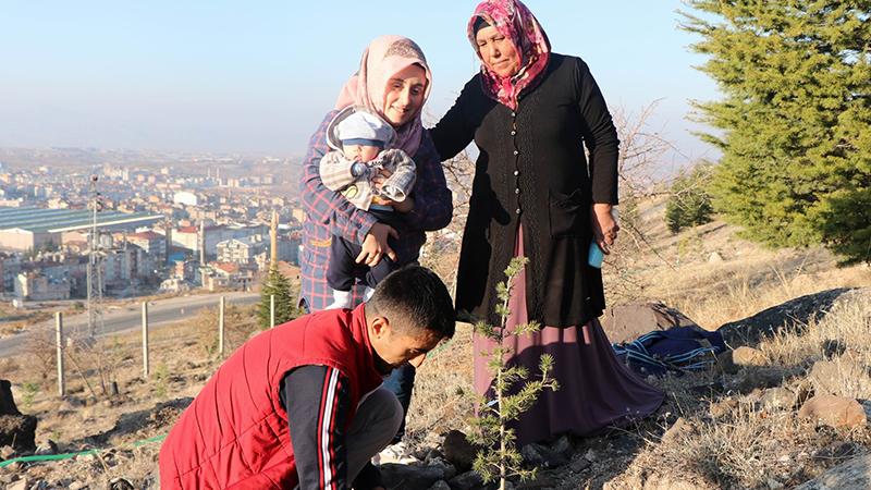 Nevşehir'de her doğan ve her ölen için bir fidan dikiliyor