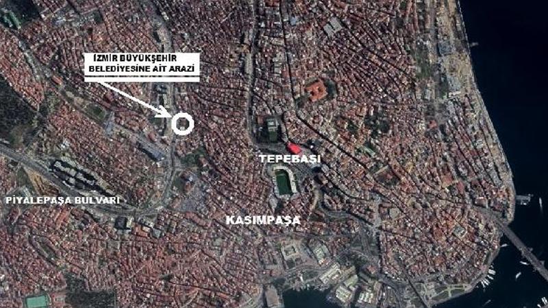 İzmir Büyükşehir Belediyesi’nin Beyoğlu’ndaki arsasına satış kararı