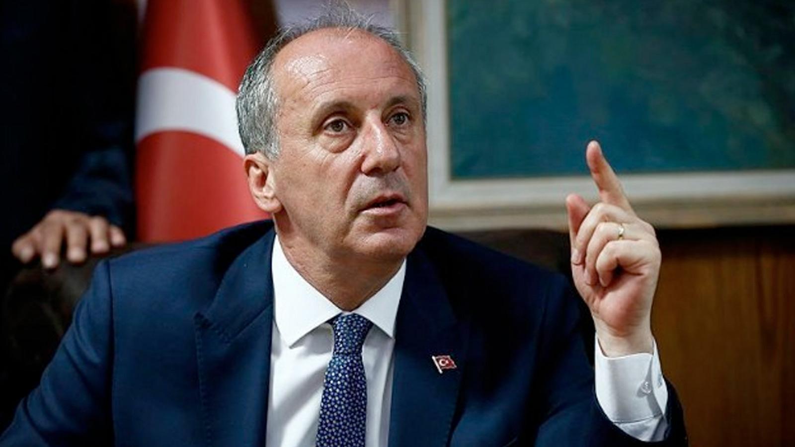 Muharrem İnce'den "Nuri Pakdil" tepkisi: Tüm öğretmenlerimizi protesto etmeye davet ediyorum