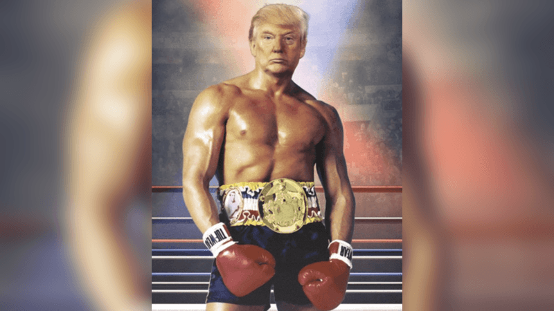 Trump'tan ilginç 'Rocky' paylaşımı