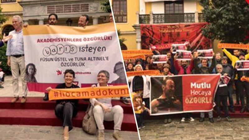 Bir Türkiye, iki fotoğraf: Galatasaray Lisesi’nin önünde bir sene arayla iki farklı özgürlük talebi