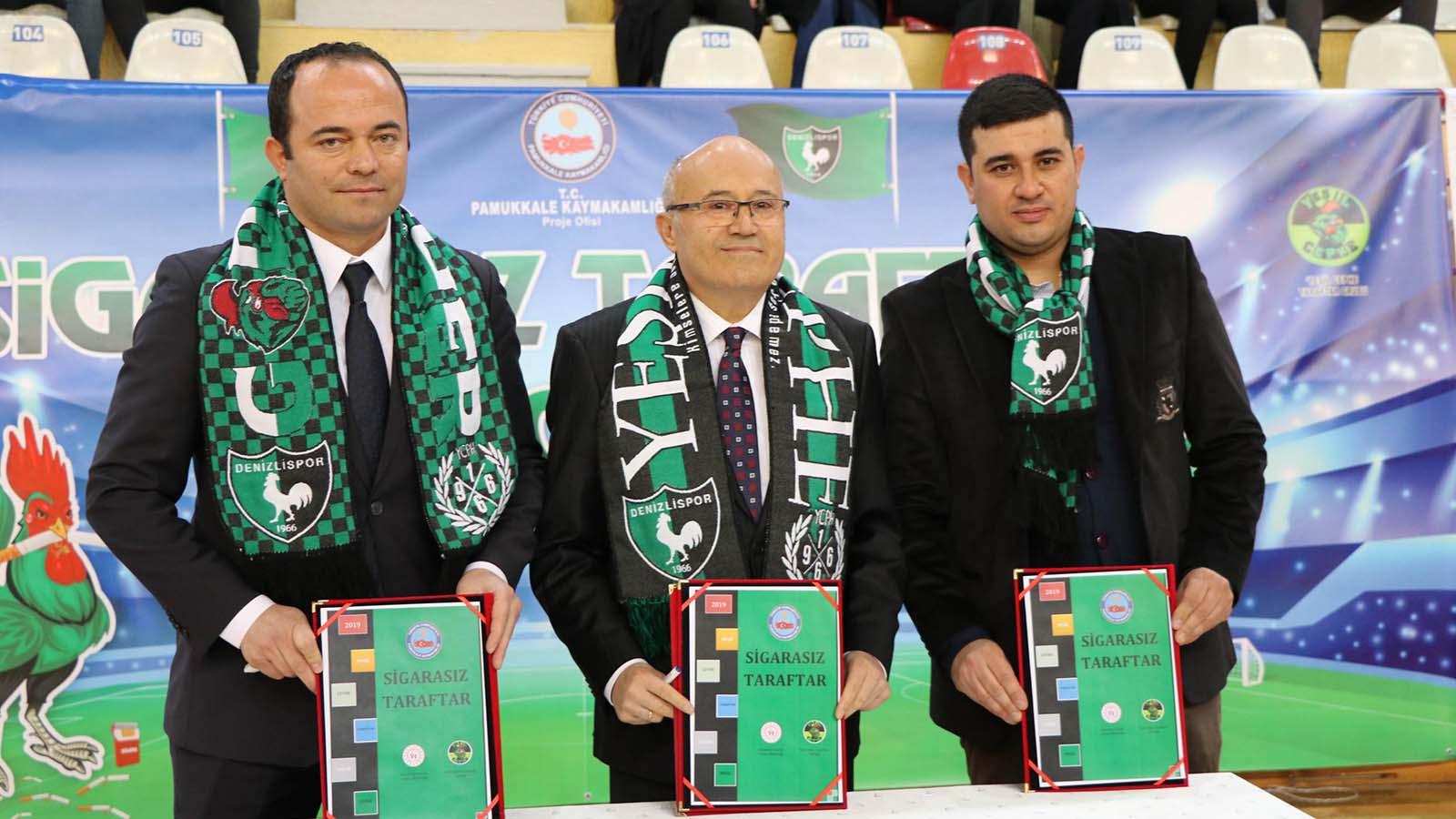 Denizlispor taraftarlarından proje: Sigarayı bırak sağlıklı yaşa