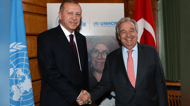 Erdoğan, BM Genel Sekreteri Guterres ile telefonda görüştü 