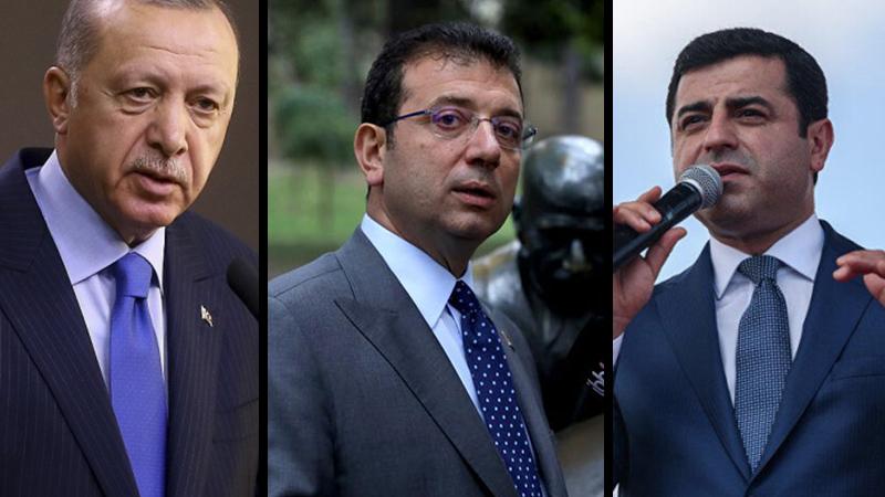 Erdoğan'ın masasındaki 'en beğenilen siyasetçi' anketinde İmamoğlu ve Demirtaş var