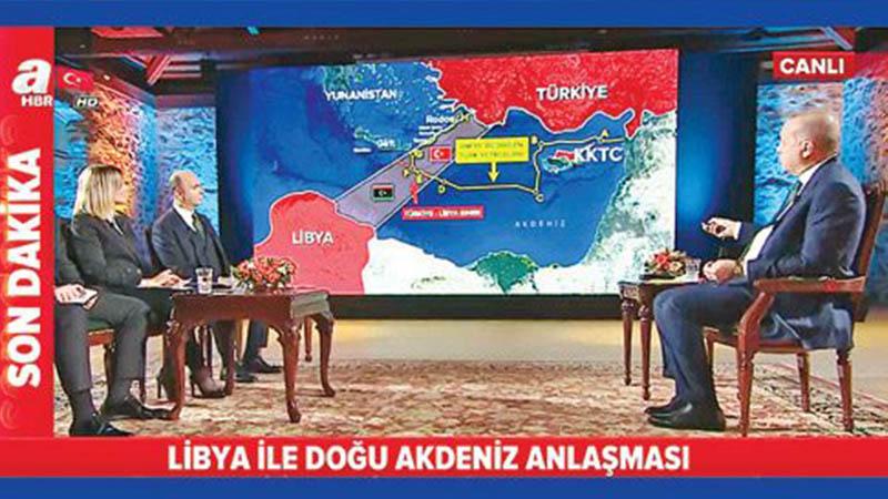 'Libya mutabakatında harita krizi': Erdoğan'ın a Haber'de gösterdiği ile Resmi Gazete'deki arasında büyük farklılıklar var"