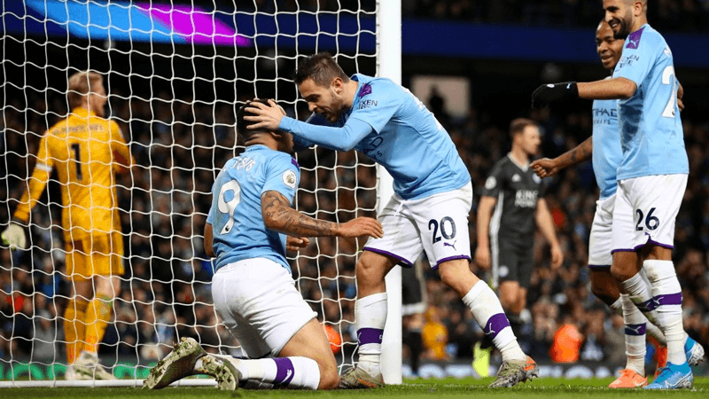 Manchester City, Leicester'ı 3 golle geçti