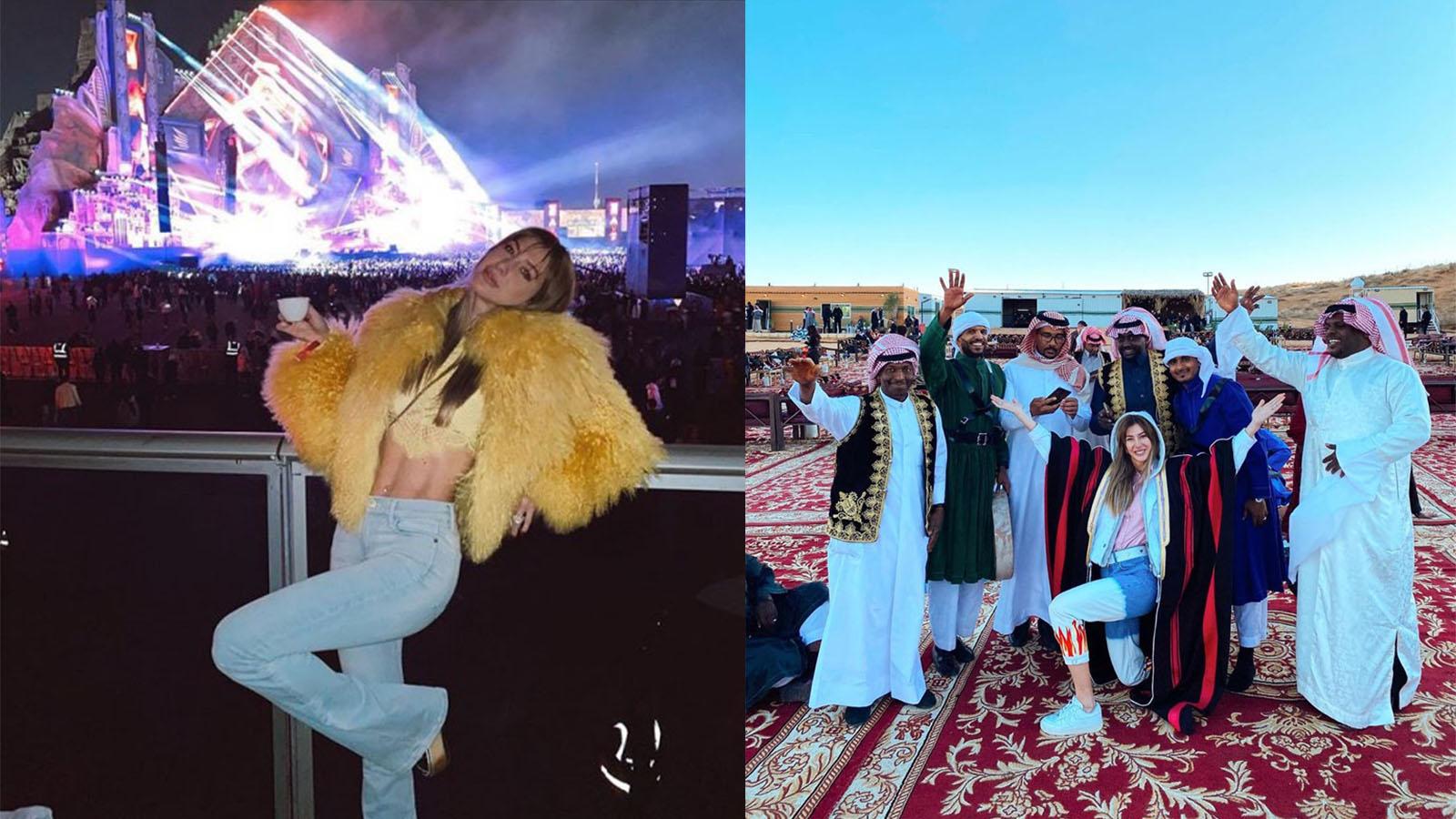 Influencerlar Suudi Arabistan'da MDL Beast adlı elektronik müzik festivalinde