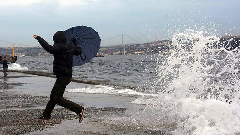 Marmara ve Kuzey Ege için kuvvetli fırtına uyarısı