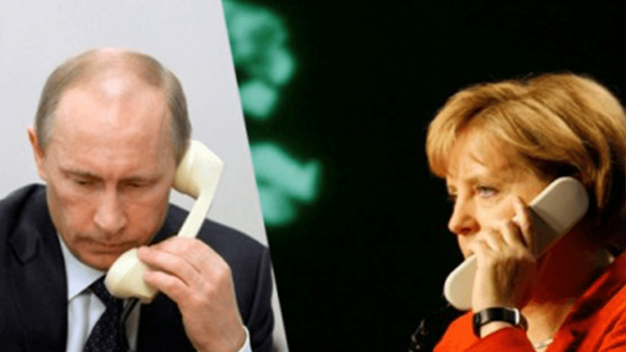 Putin ile Merkel Libya'yı görüştü