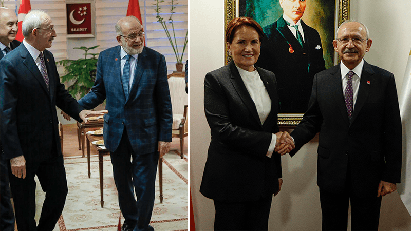 Kılıçdaroğlu'ndan Karamollaoğlu ve Akşener'e 'tezkere' ziyareti