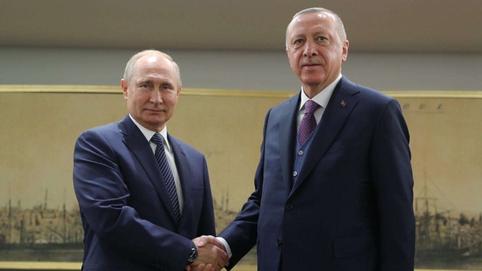 Erdoğan ve Putin'den Berlin'deki Libya Zirvesi öncesi bir araya geldi