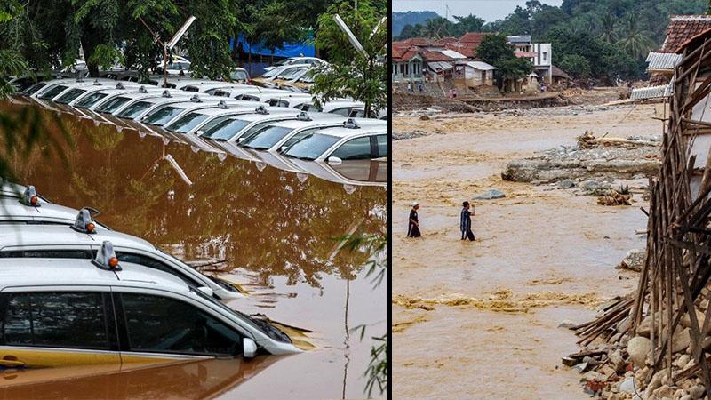 Endonezya'da 7 binden fazla kişi selden etkilendi