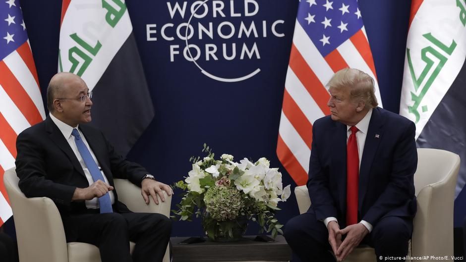 Trump ve Salih Irak'taki yabancı askerleri görüştü