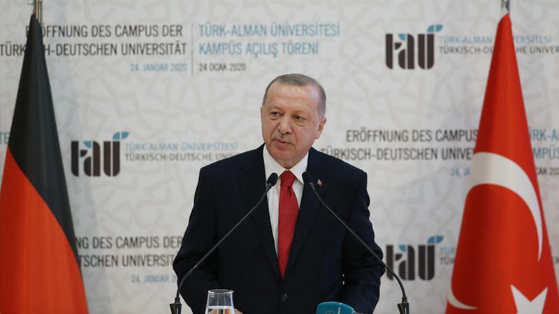 Erdoğan: Şayet bir an önce sükûnet sağlanmazsa Libya'daki kaos ortamı tüm Akdeniz havzasını etkileyecektir