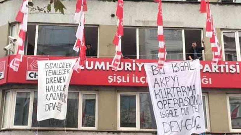 Şişli'deki CHP ilçe binasını işgal edenlere 7,5 yıla kadar hapis istemi