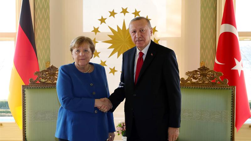 Yunan basını: Erdoğan yarın Almanya Başbakanı Merkel ve AB Konseyi Başkanı Michel ile görüşecek