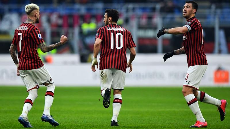 Hakan Çalhanoğlu'nun golü Milan'a yetmedi