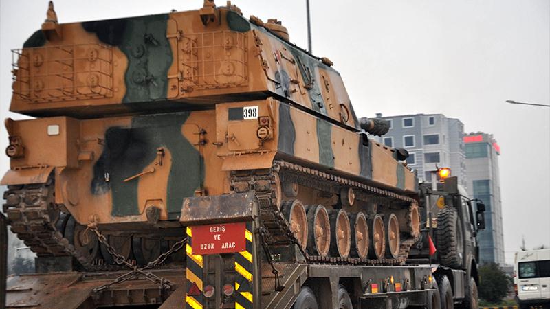 TSK, Hatay'da Suriye sınır bölgesine askeri yığınak yapıyor