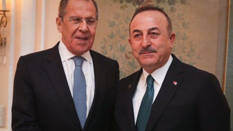 Dışişleri Bakanı Çavuşoğlu, Münih'te Rusya Dışişleri Bakanı Lavrov ile görüştü