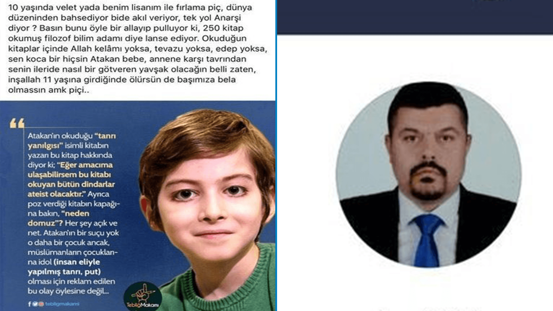 10 yaşındaki Atakan Kayalar için 'Tecavüz edilmeli' diyen çalışan üniversiteden kovuldu