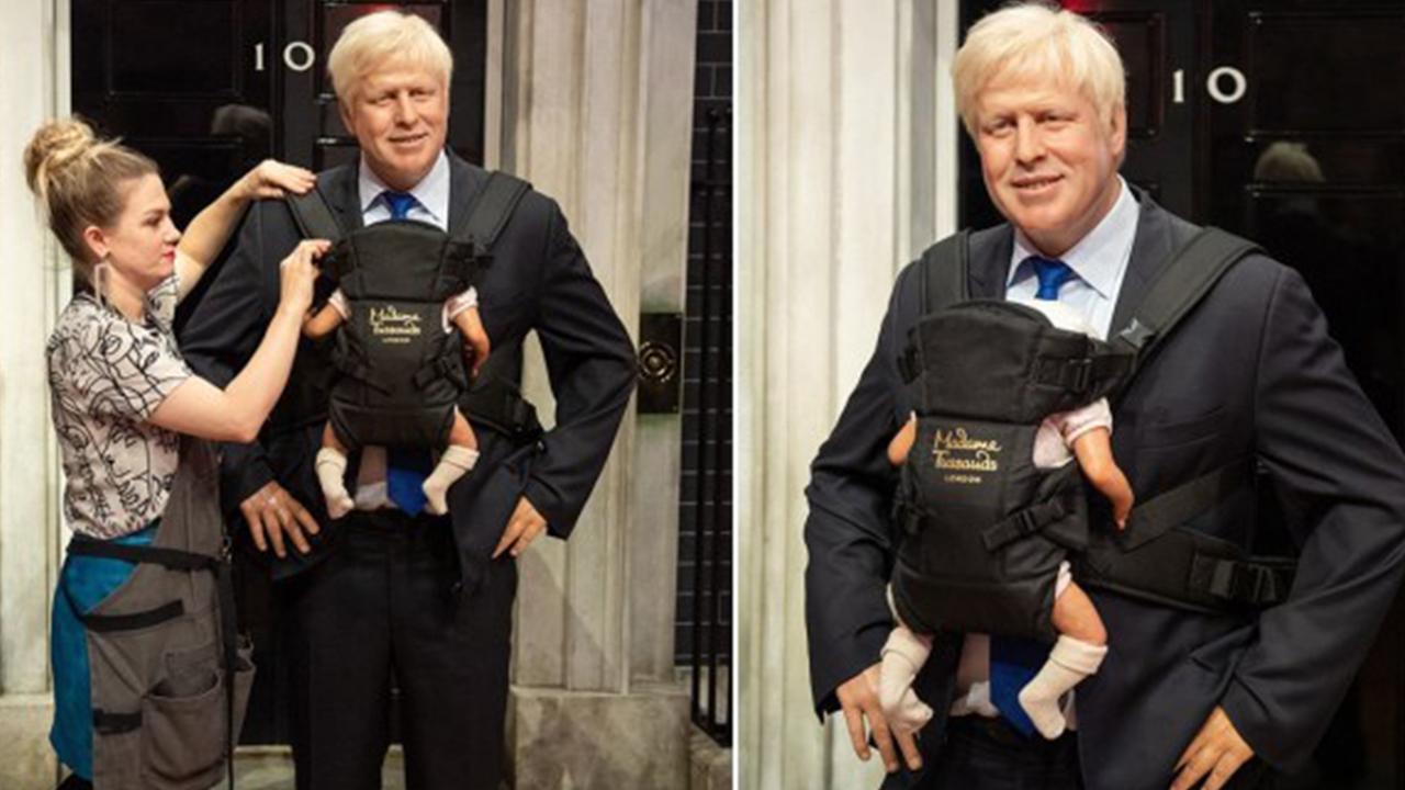 Londra'daki Madame Tussauds Müzesi'nden baba adayı Boris Johnson'a ana kucağı sürprizi