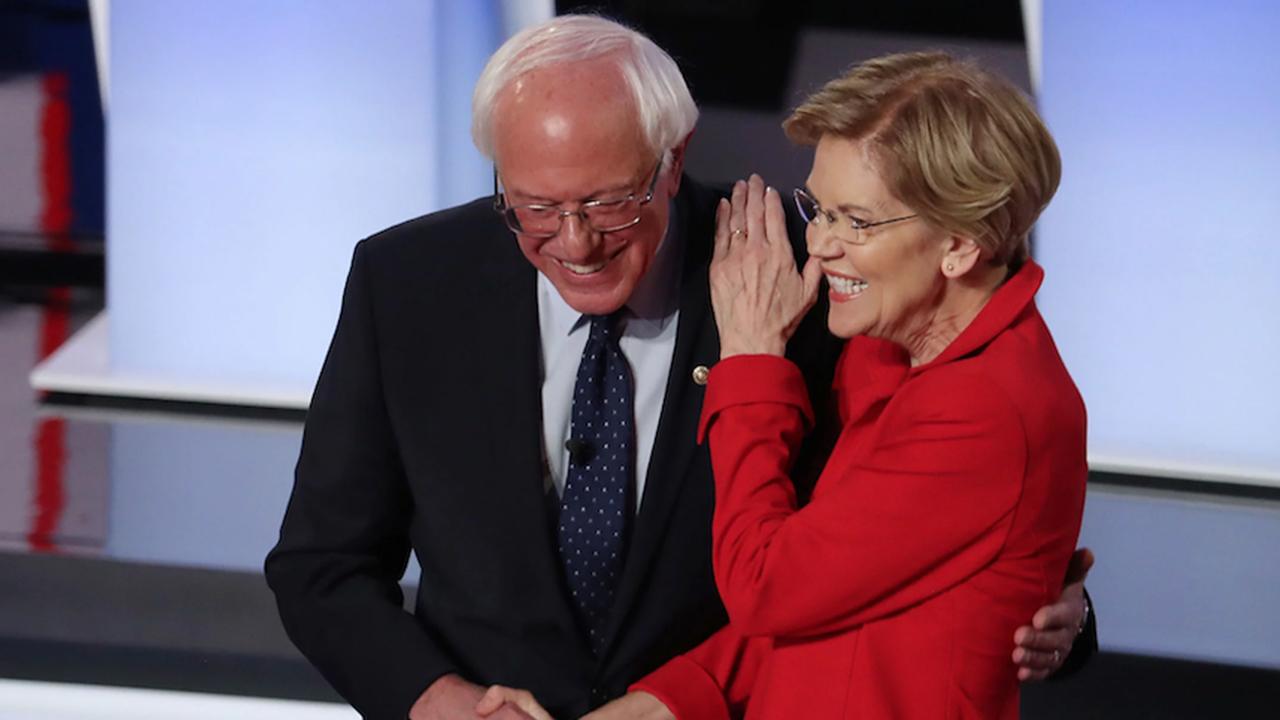 Demokrat başkan aday adayı Sanders, yarıştan çekilen rakibi Warren'ın desteğini istedi