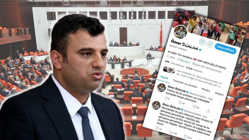 HDP'li Ömer Öcalan hakkında hacklenen hesabından yapılan paylaşımdan dolayı fezleke hazırlandı