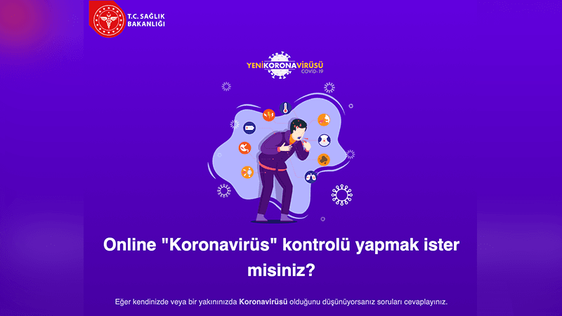 Sağlık Bakanlığı'ndan Koronavirüs kontrolü için internet sitesi