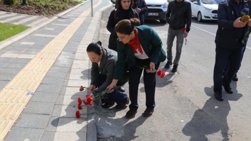 Kemal Kurkut vurulduğu yerde anıldı