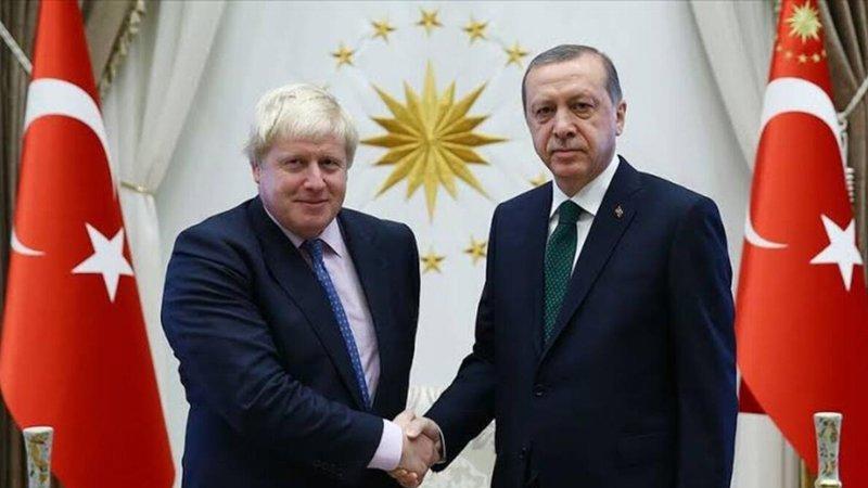 Cumhurbaşkanı Erdoğan'dan Britanya Başbakanı Johnson'a mektup