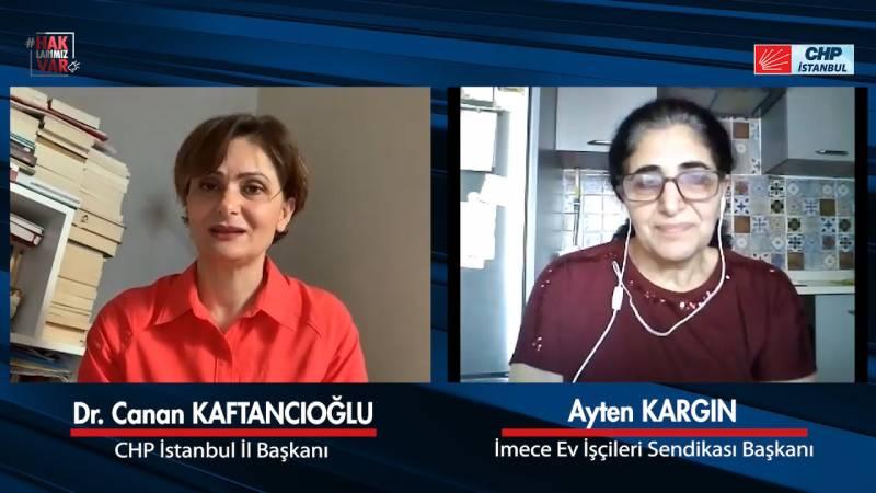 İMECE Ev İşçileri Sendikası Başkanı Kargın: Geçim sıkıntısı virüsten daha tehlikeli