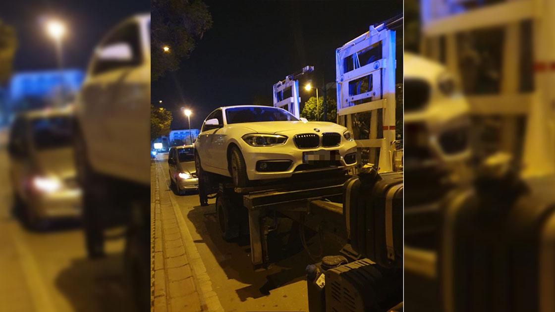 Konya'da drift yapan 14 yaşındaki çocuk yakalandı