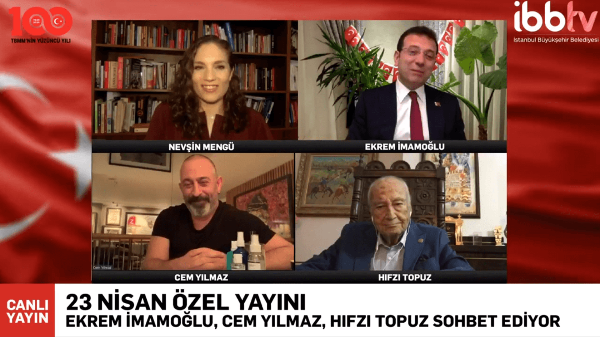 Ekrem İmamoğlu, Cem Yılmaz, Hıfzı Topuz çocukluklarının 23 Nisan'ını anlattı