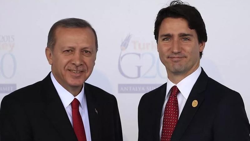 Cumhurbaşkanı Erdoğan, Kanada Başbakanı Trudeau ile görüştü