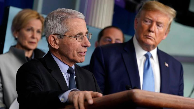 Dr. Fauci: Trump, Koronavirüs konusunda oldukça şanslıydı