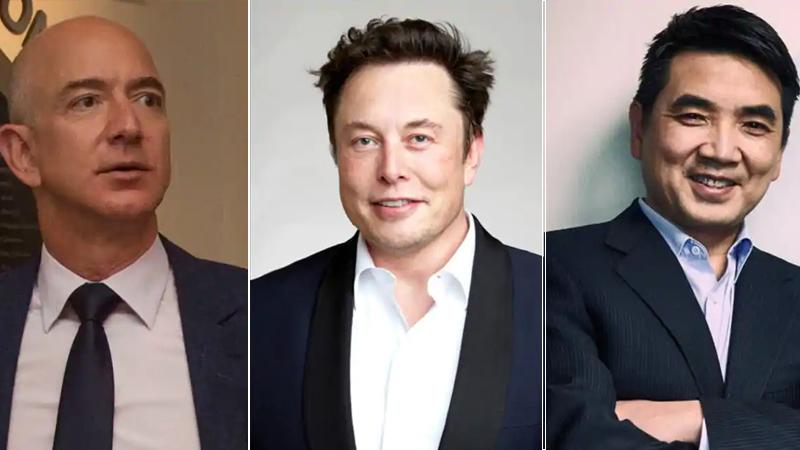 Jeff Bezos-Elon Musk-Eric Yuan