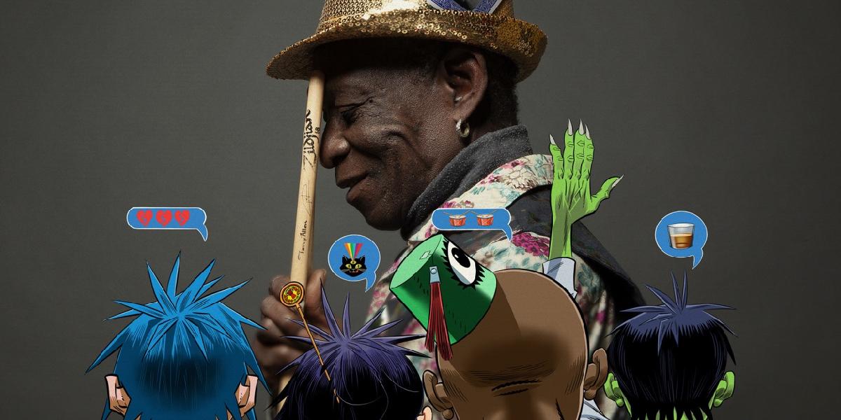 Gorillaz, geçen hafta hayatını kaybeden Tony Allen anısına yeni şarkı yayınladı