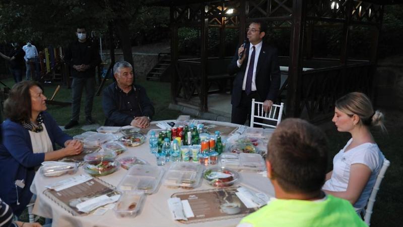 Başkan İmamoğlu’ndan iftarda “Atatürk Kent Ormanı” müjdesi