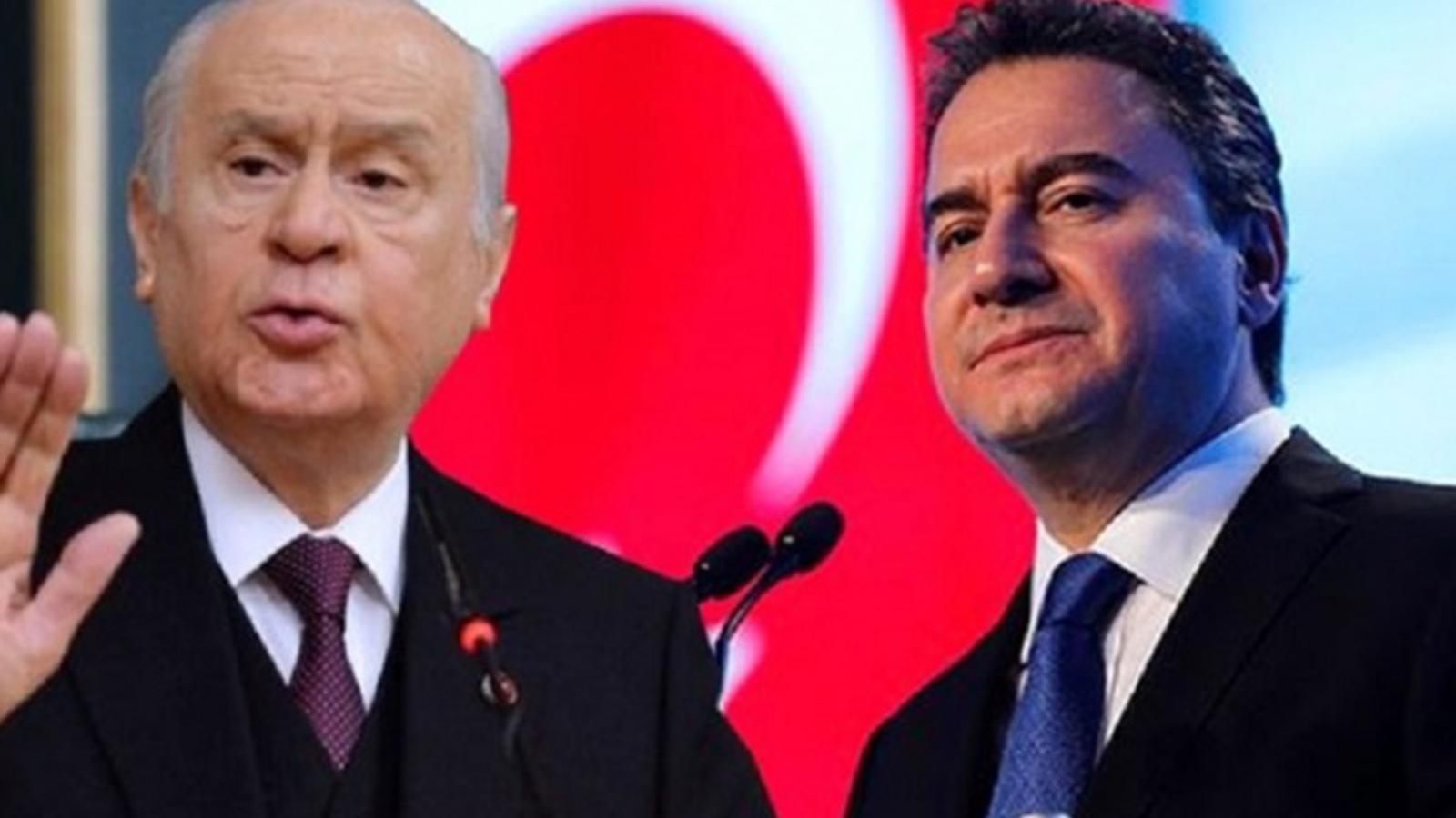 Ali Babacan'dan Devlet Bahçeli'ye: Milliyetçilik askıya ekmek koymak değildir!