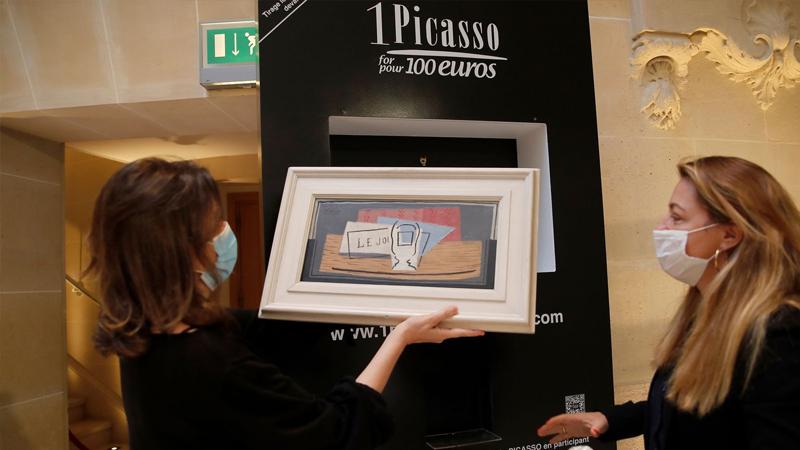 100 Euro'luk biletle Picasso tablosu kazandı!