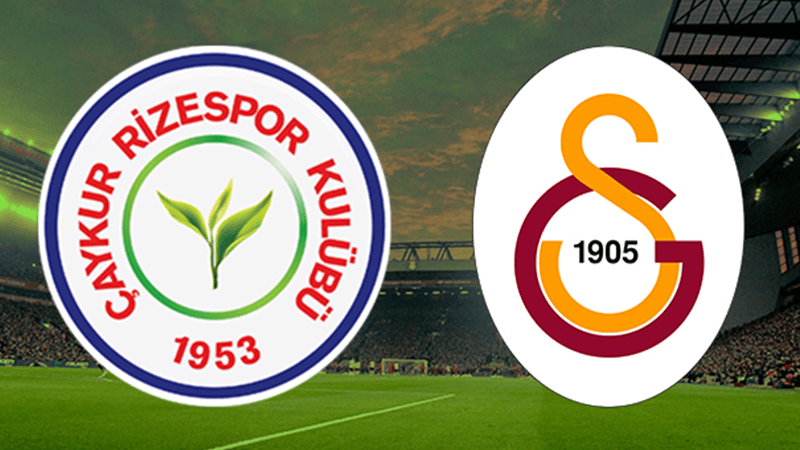 Çaykur Rizespor-Galatasaray maçının ilk 11'leri belli oldu