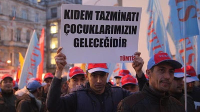 TÜMTİS: Kıdem tazminatımızdan elinizi çekin