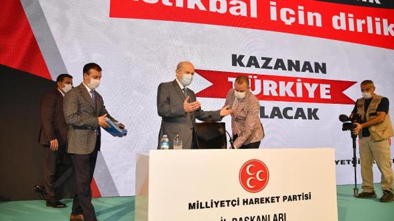 Bahçeli'den baro başkanlarına: Hiç kimse Gezi benzeri kalkışmanın fitilini tutuşturmayı aklından geçirmesin, sonuçları ağır olur