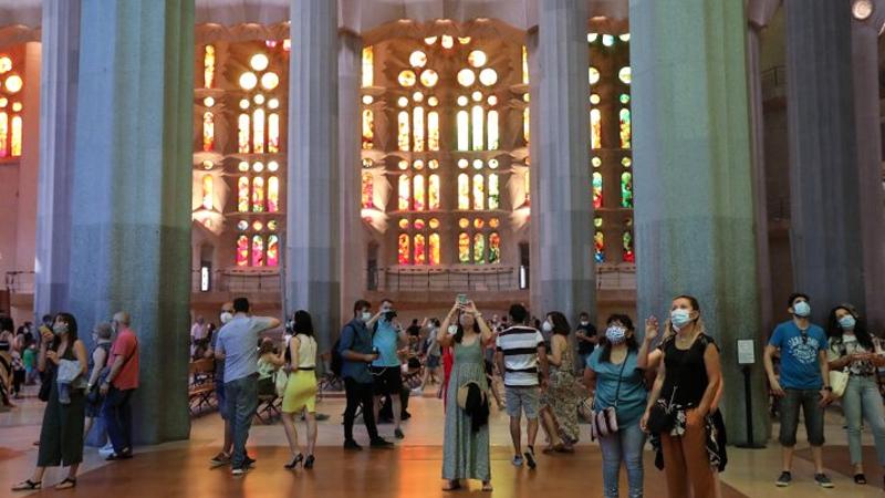 Sagrada Familia, sağlık çalışanları için yeniden açıldı