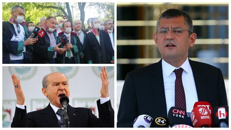 CHP'li Özel'den baro başkanlarını hedef alan Bahçeli'ye: Baronların değil baroların yanında durmak gururumuzdur