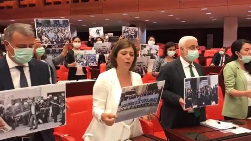 Çoklu baro teklifi görüşmeleri HDP’nin protestosuyla başladı