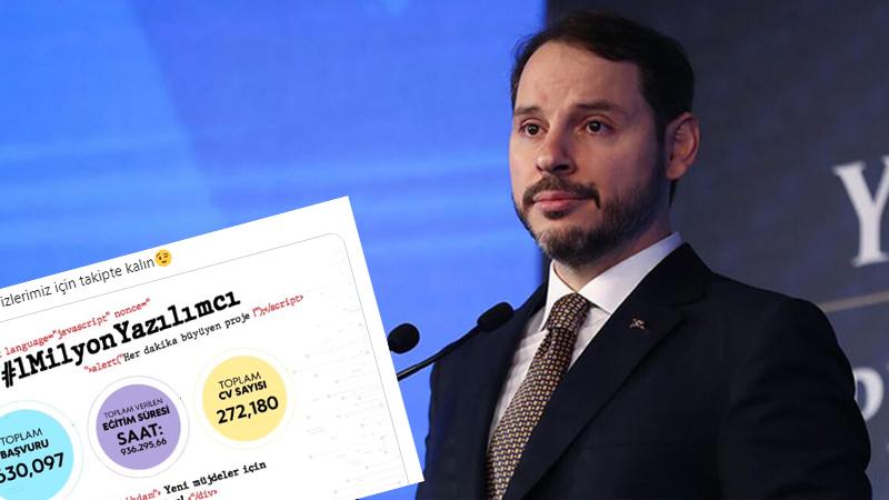 Berat Albayrak'tan gençlere göz kırpma emojili "sürprizlerimiz için takipte kalın" mesajı